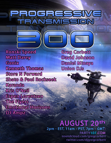 Progressive Transmission 300 - 17 Hour Broadcast (2011-08-20)