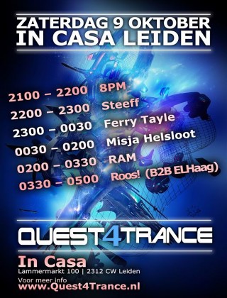 D.U.T.C.H. Radio presents Quest4Trance LIVE (2010-10-09)!