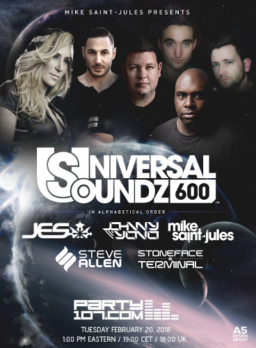 Universal Soundz 600 Celebration - 6 Hours Nonstop Sets!